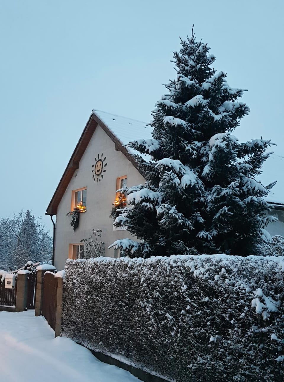 Property building, Day, Winter