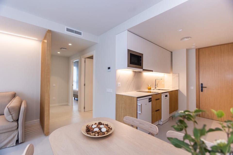 Kitchen or kitchenette, Living room, Photo of the whole room