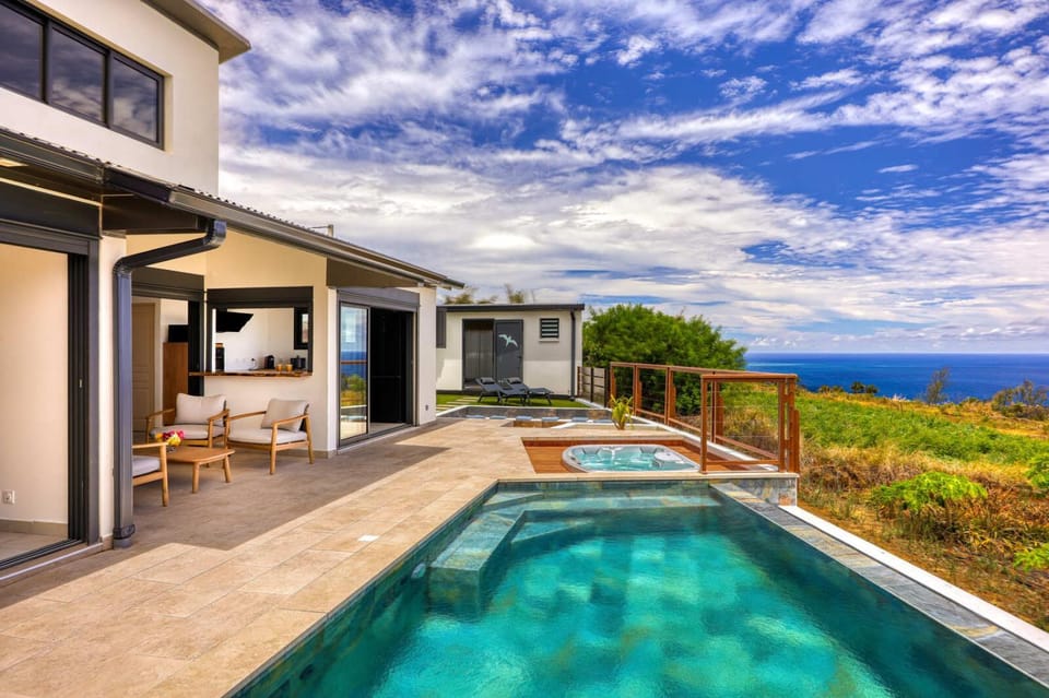 Natural landscape, Pool view, Sea view, Swimming pool