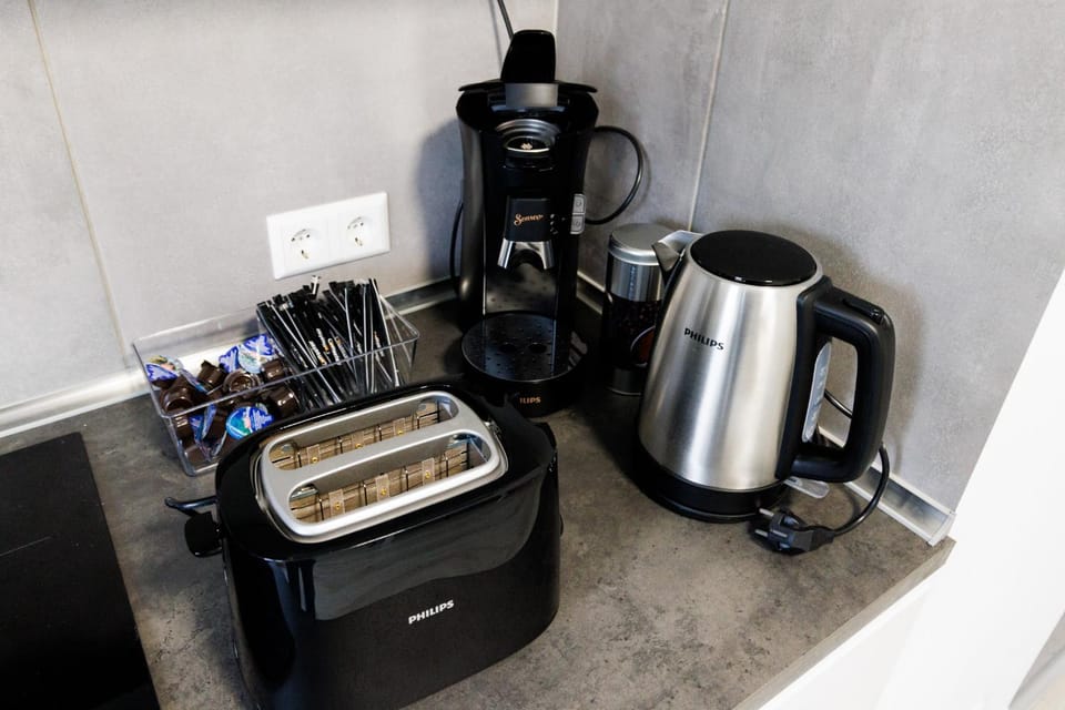 Coffee/tea facilities, Kitchen or kitchenette, toaster