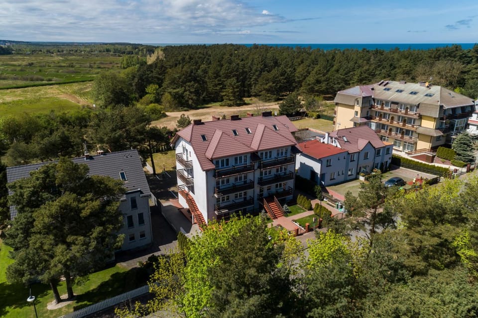 Property building, Natural landscape, Bird's eye view