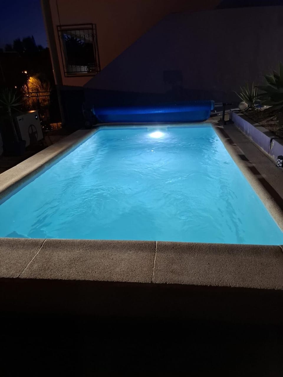 Night, Swimming pool