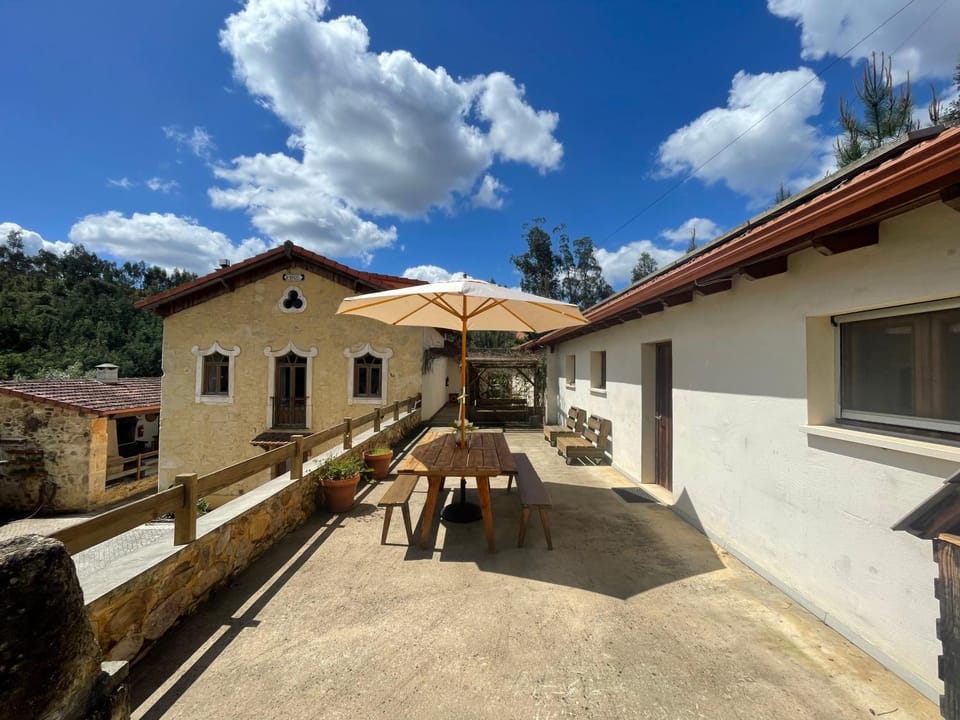 Patio, Day, Dining area