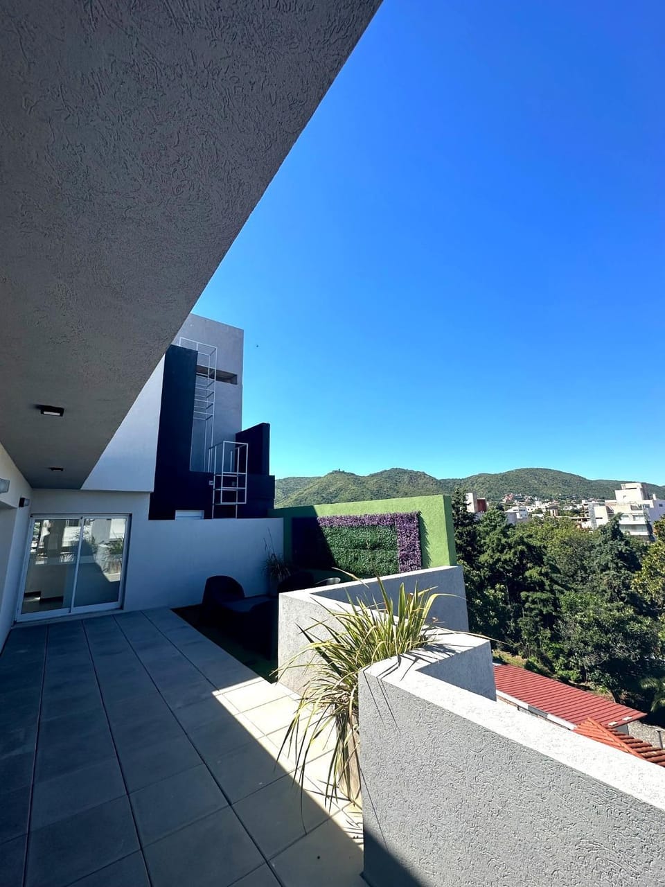 Property building, Day, Natural landscape, View (from property/room), Balcony/Terrace, Mountain view