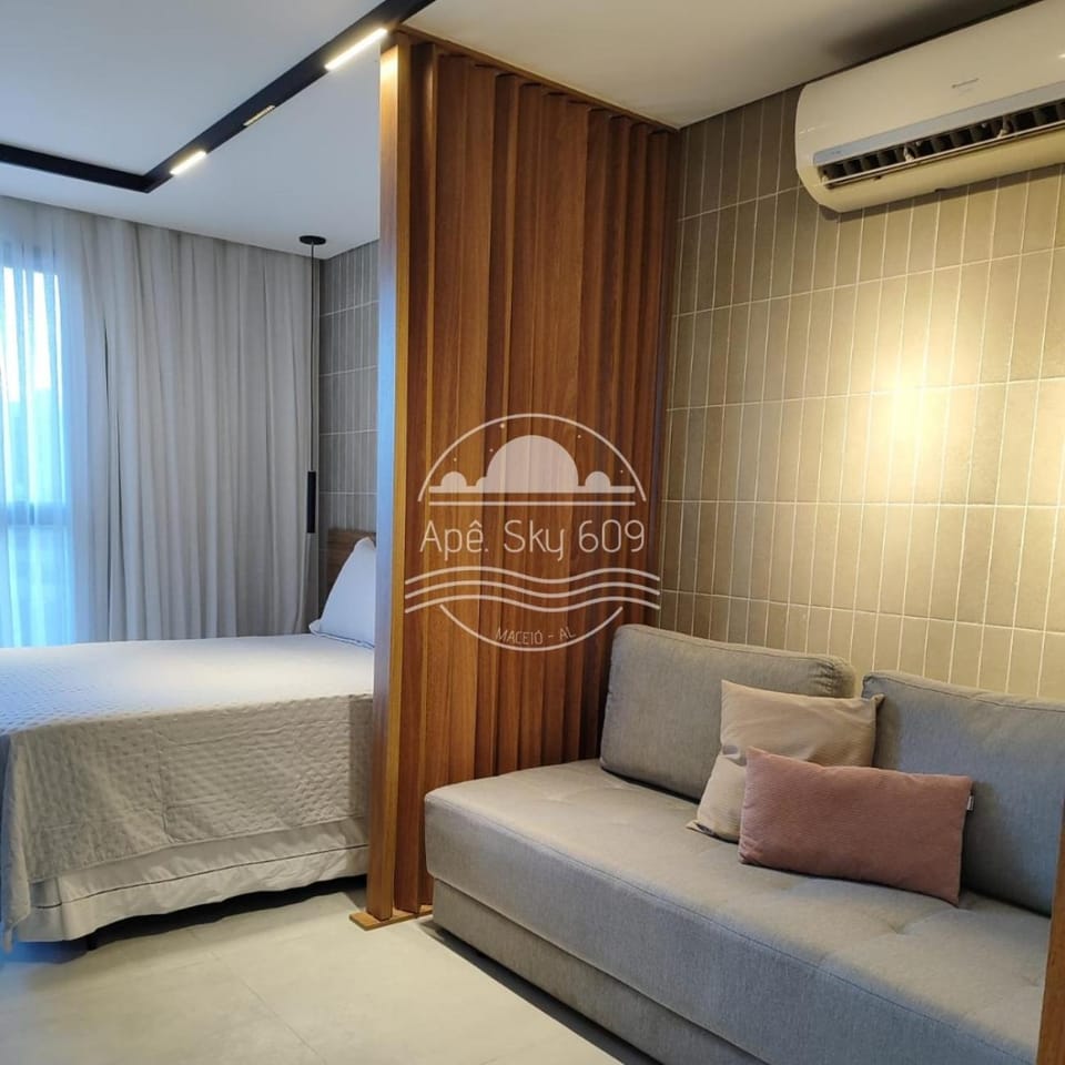 Bed, air conditioner