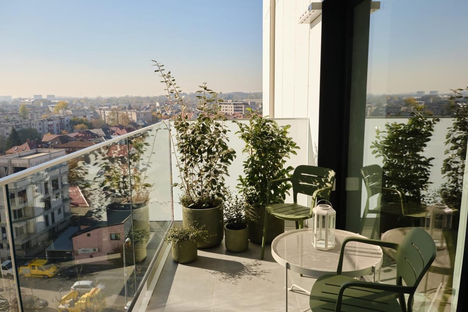 Miss Green I Apartament cu un dormitor I One Cotroceni Park Apartment in Bucharest