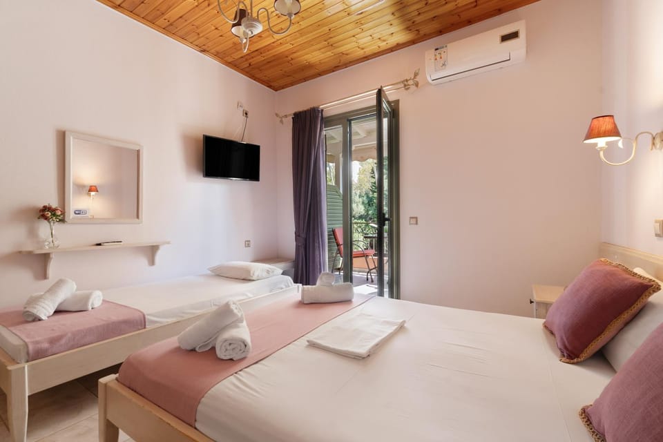 Property building, Living room, Bedroom