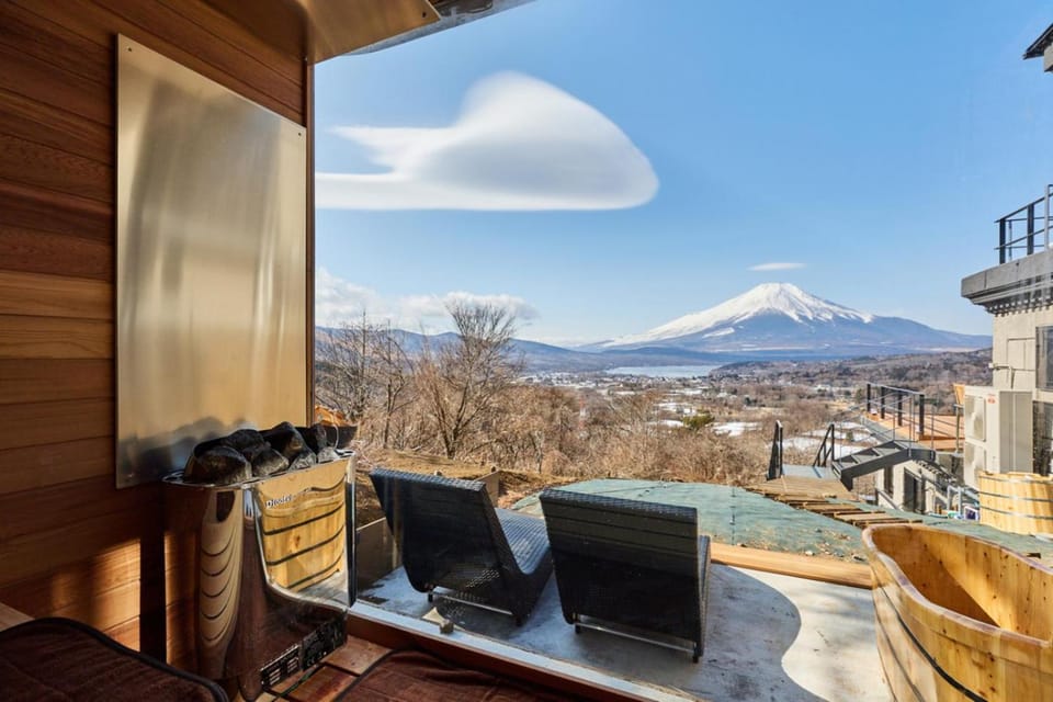 Sauna, Sauna, Mountain view