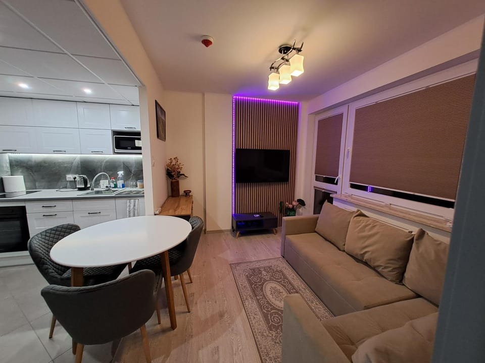 TV and multimedia, Kitchen or kitchenette, Living room, Seating area, Dining area