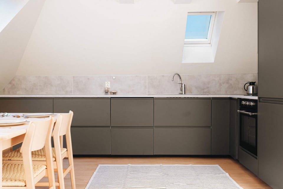 Kitchen or kitchenette, Dining area, oven, stove