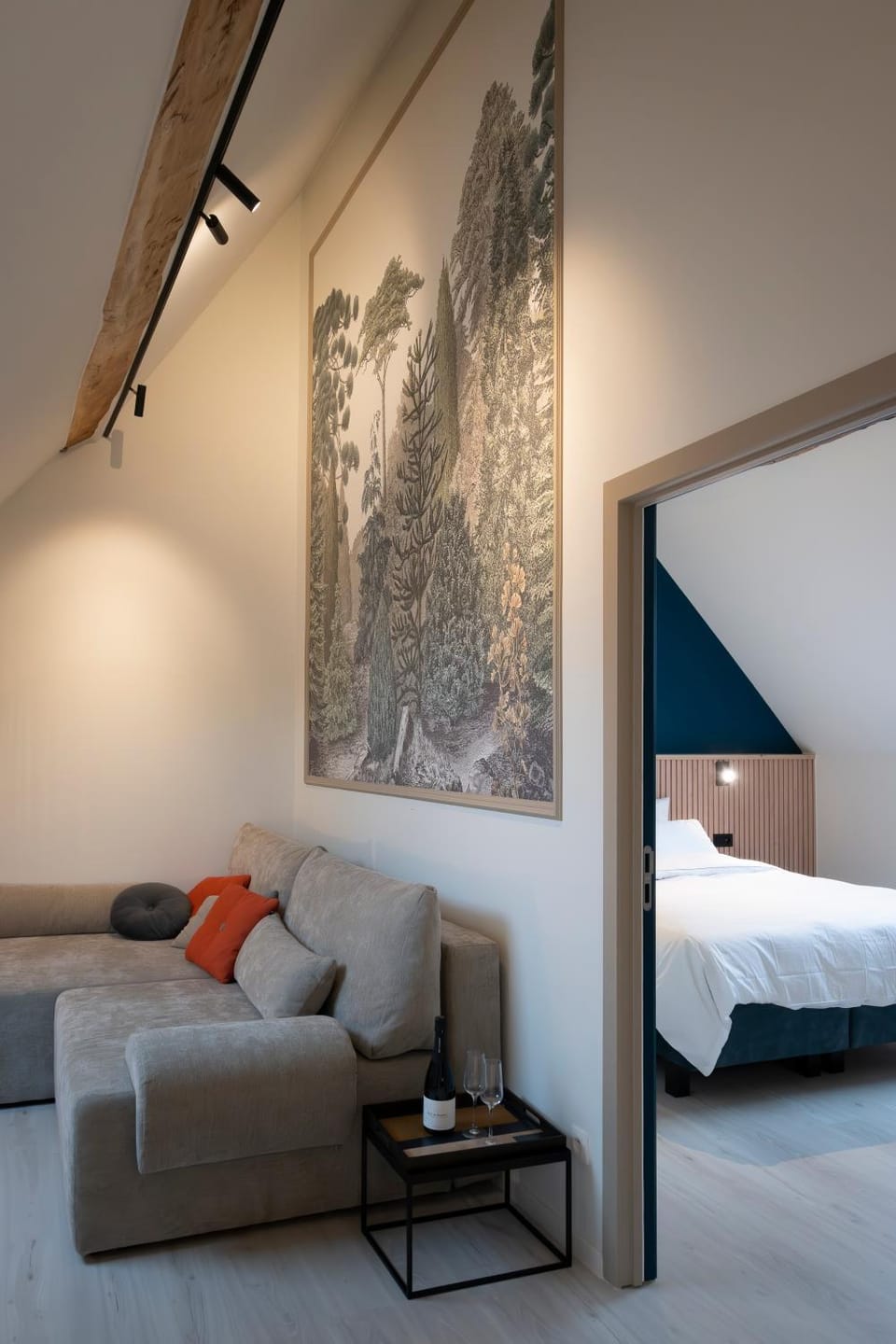 Living room, Bedroom