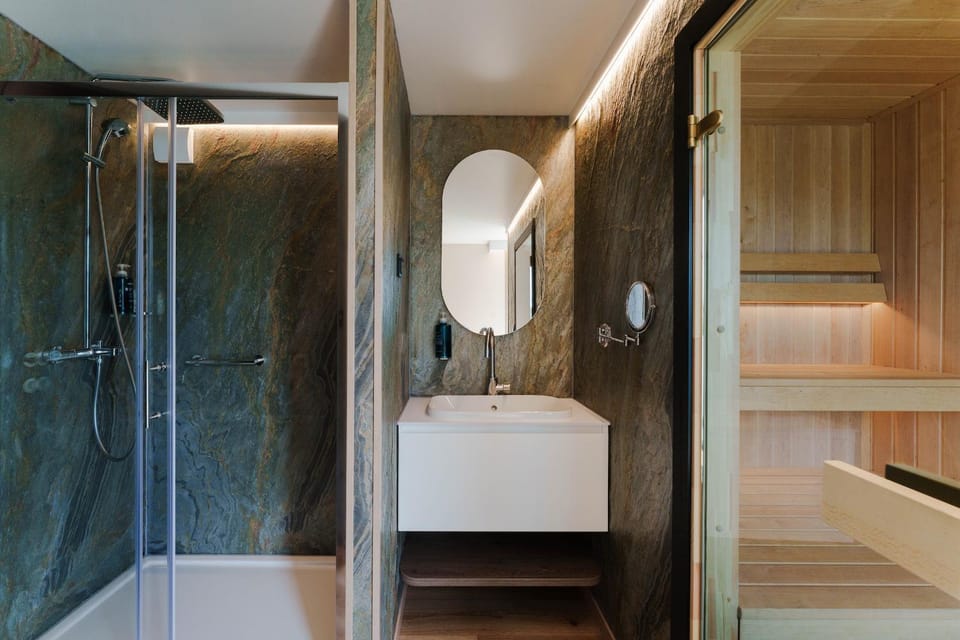 Shower, Sauna, Bathroom