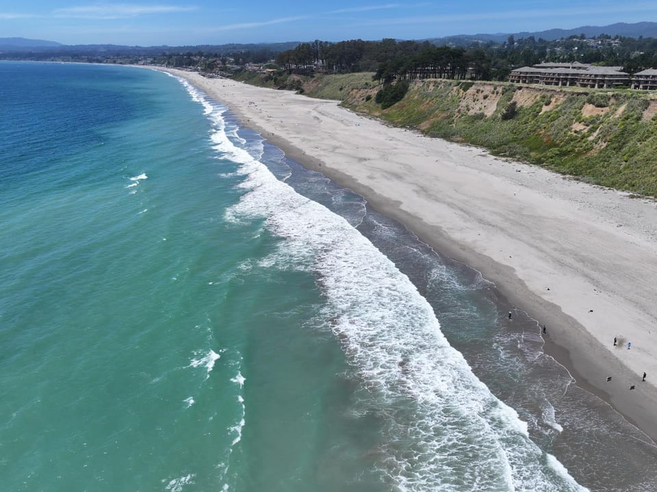 Natural landscape, Bird's eye view, Beach, Sea view