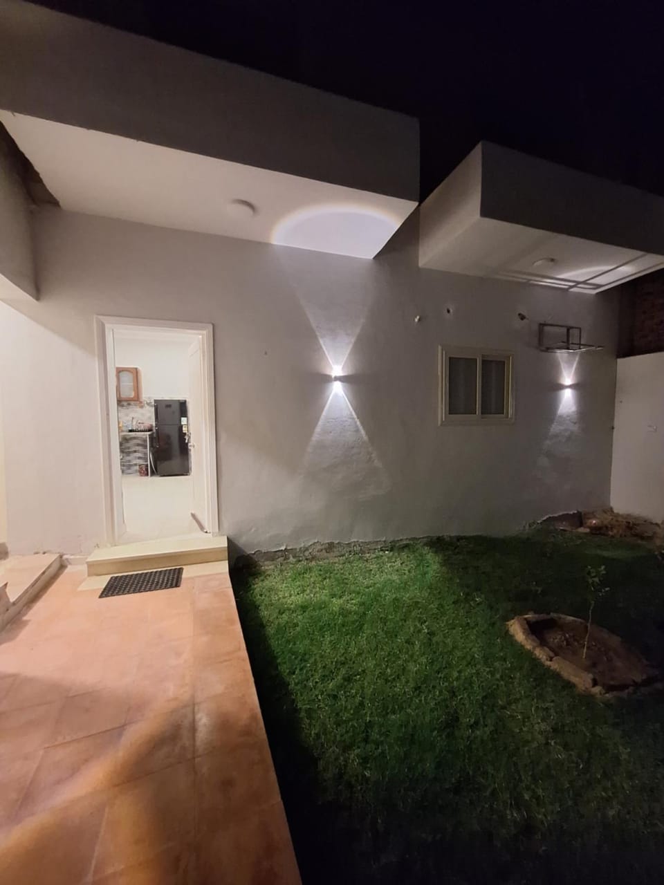 Night, Garden, Garden view