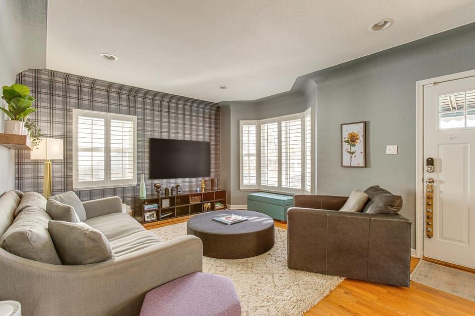 Walk to City Park: Chic Home w/ Hot Tub & Yard House in Denver