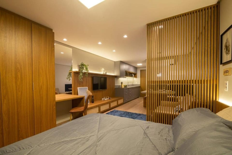 Bed, Kitchen or kitchenette, Bedroom