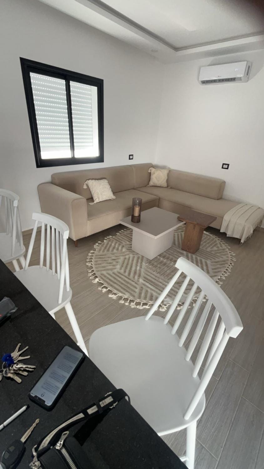 Living room, air conditioner