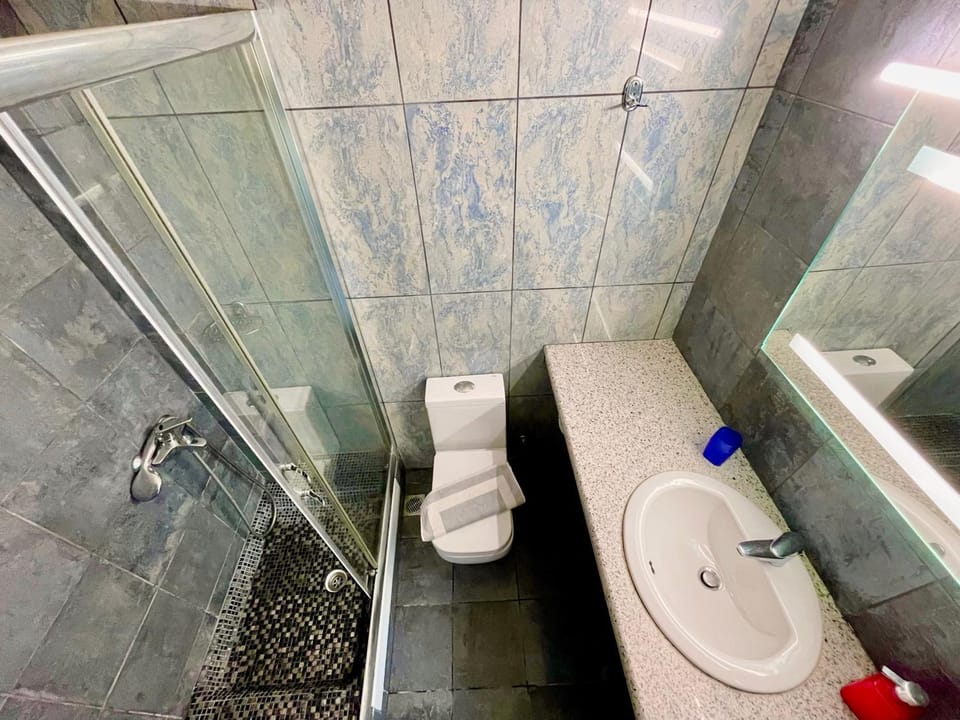 Shower, Toilet, Bathroom, towels