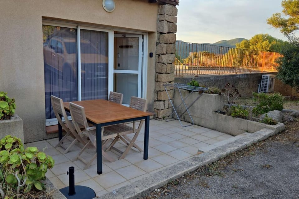Property building, Patio, Spring, Day, Natural landscape, View (from property/room), Balcony/Terrace, Balcony/Terrace, Dining area