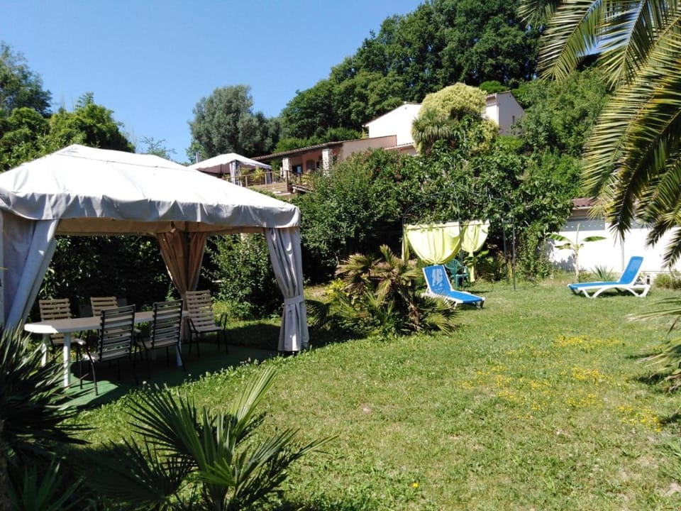 Day, Natural landscape, Garden, Garden view, sunbed