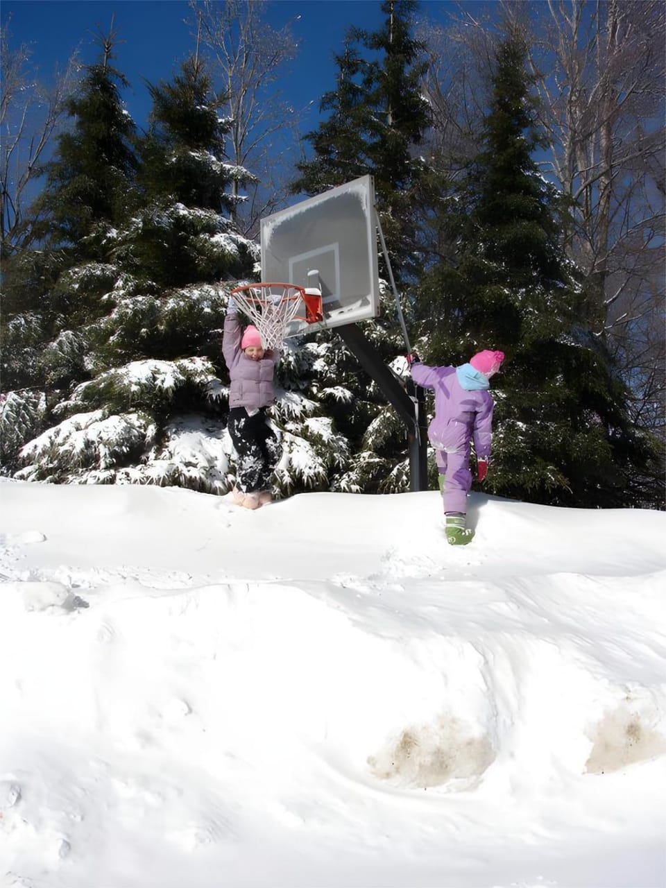 Winter, children