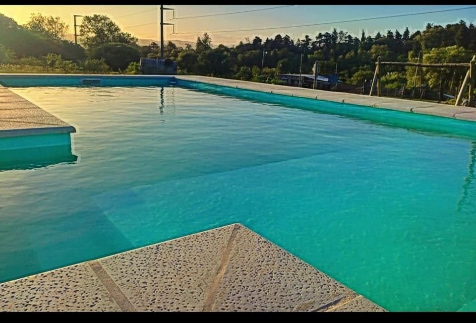 Swimming pool, Sunset