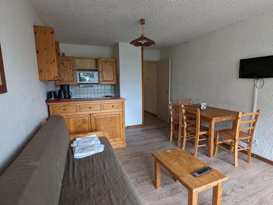 Studio familial au pied des pistes, animaux acceptés - FR-1-811-6 Apartment in Les Deux Alpes