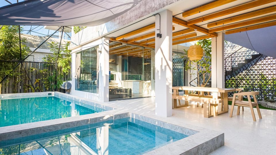 Natural landscape, Seating area, Pool view, Swimming pool, Swimming pool