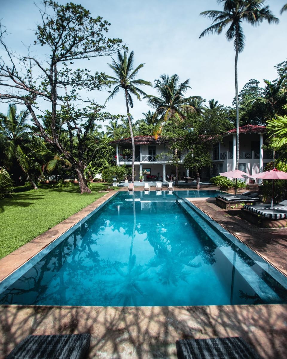 Property building, Garden, Garden view, Pool view, Swimming pool, sunbed