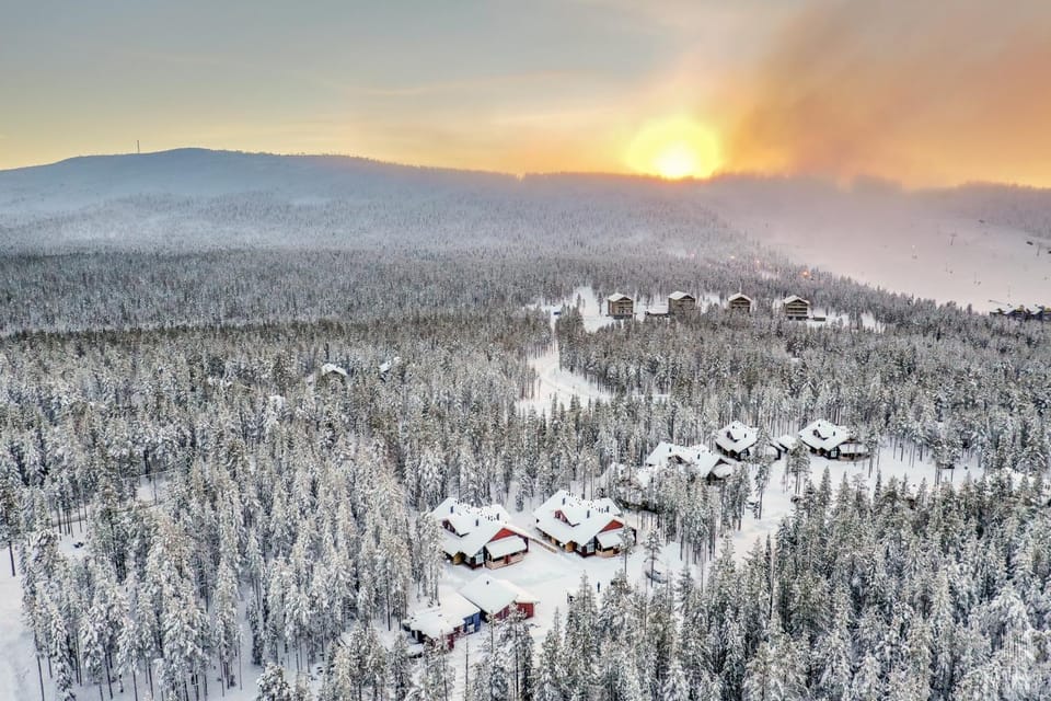 Natural landscape, Bird's eye view, Winter