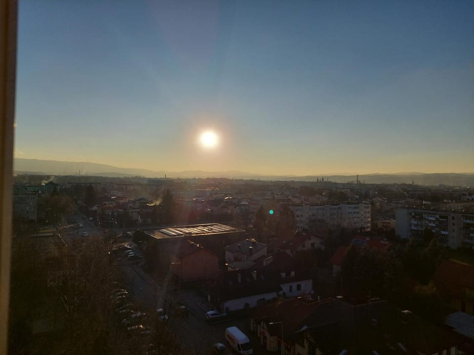 Property building, Sunset