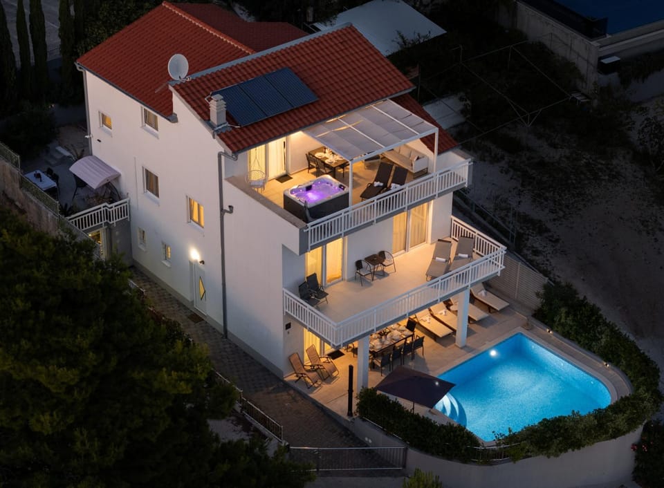 Villa ELLA ESTELLE with a heated pool, hot tub, sauna Villa in Split-Dalmatia County