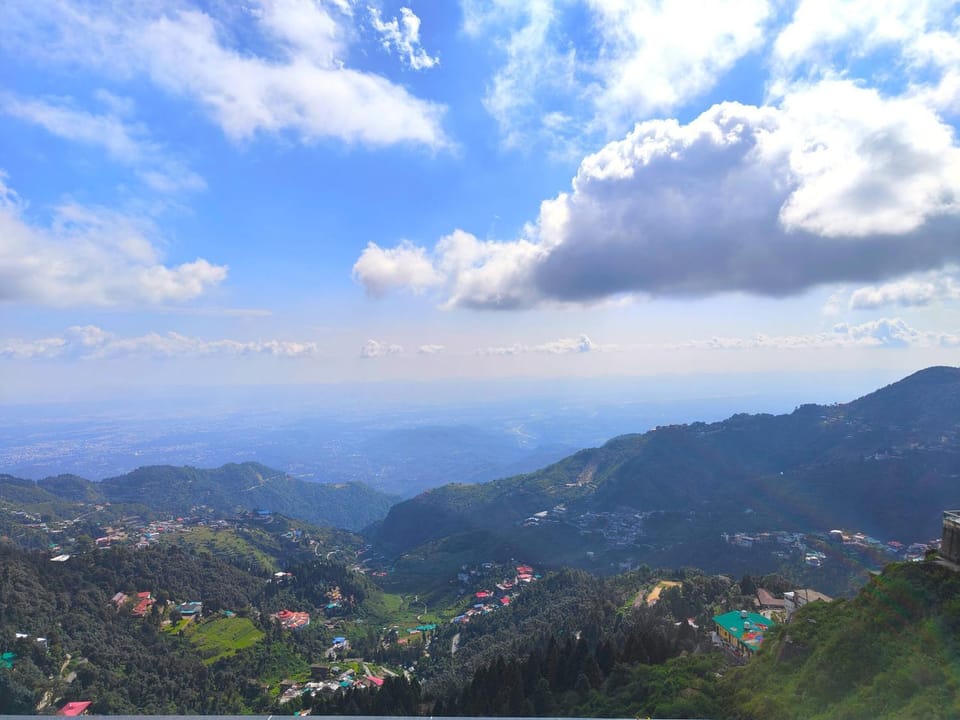 Natural landscape, Bird's eye view, Mountain view