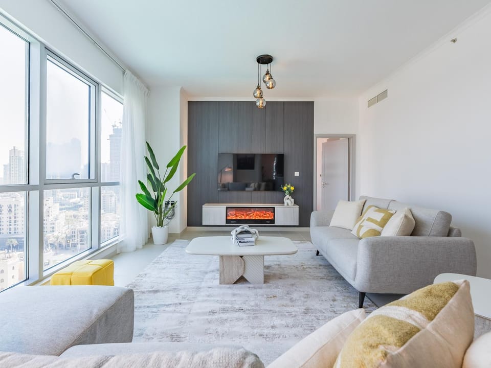 TV and multimedia, Living room, fireplace