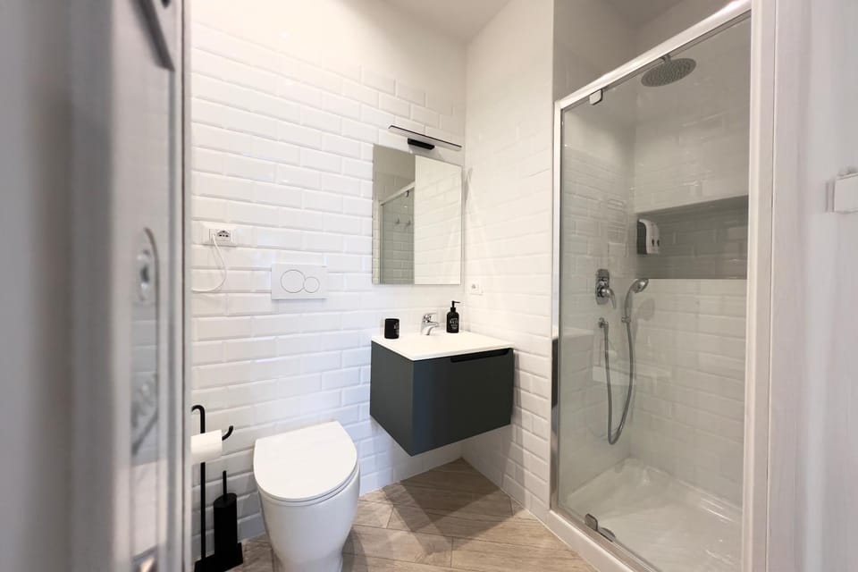 Shower, Bathroom, Bedroom, bidet, hair dryier, towels