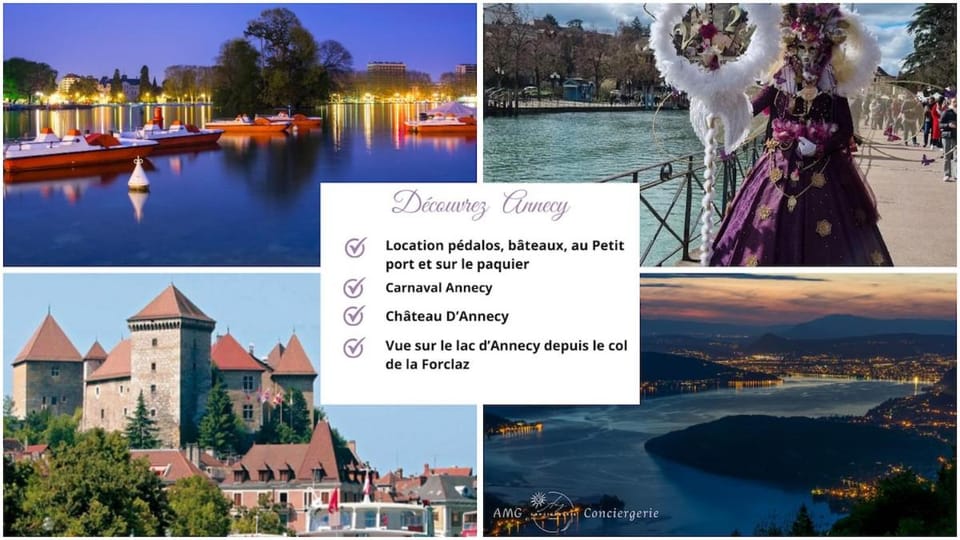 Le Panorama du Lac - Vue Splendide ! - à 3mn du Lac Apartment in Menthon-Saint-Bernard