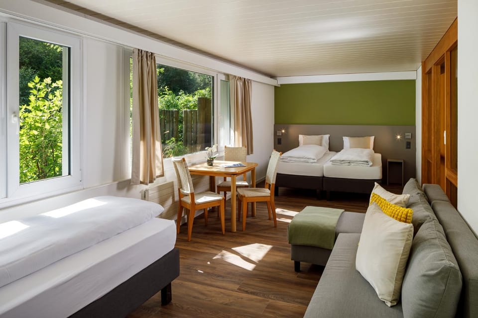 Bed, Living room, Photo of the whole room, Seating area, Bedroom