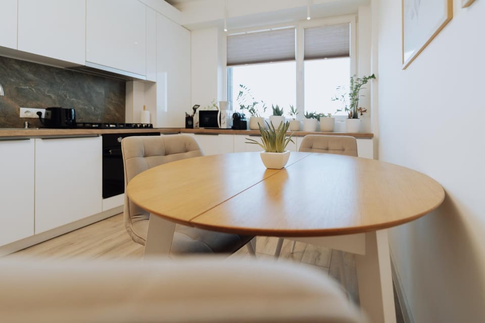 Kitchen or kitchenette, Dining area, oven