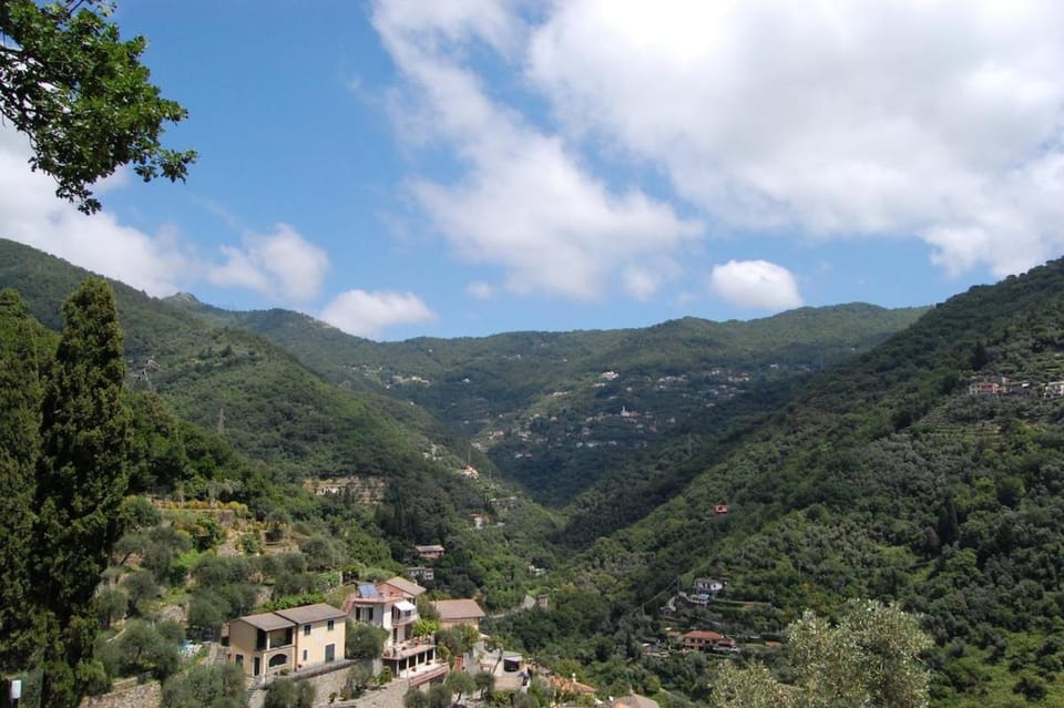 Villa nel verde con vista mare, Rapallo Villa in Rapallo