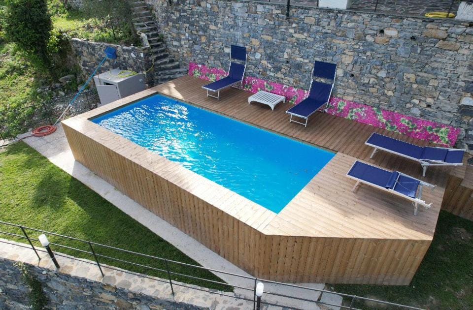 Villa nel verde con vista mare, Rapallo Villa in Rapallo