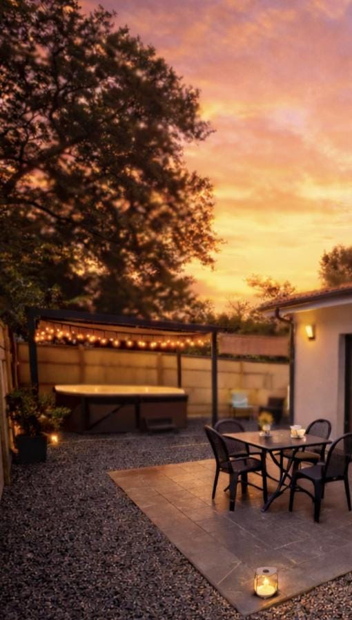 Mini VILLA Coup de Coeur avec Jacuzzi et Sauna Clim Jardin clos et parking sur place Villa in Parentis-en-Born