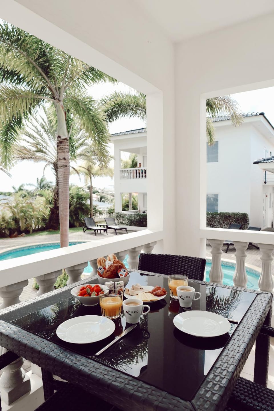 Patio, Garden, View (from property/room), Balcony/Terrace, Seating area, Dining area, Pool view, Swimming pool