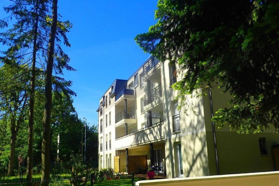 Property building, Spring, Day