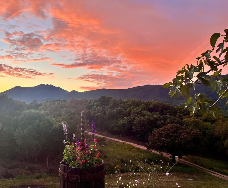 Natural landscape, Mountain view, Sunrise, Sunset