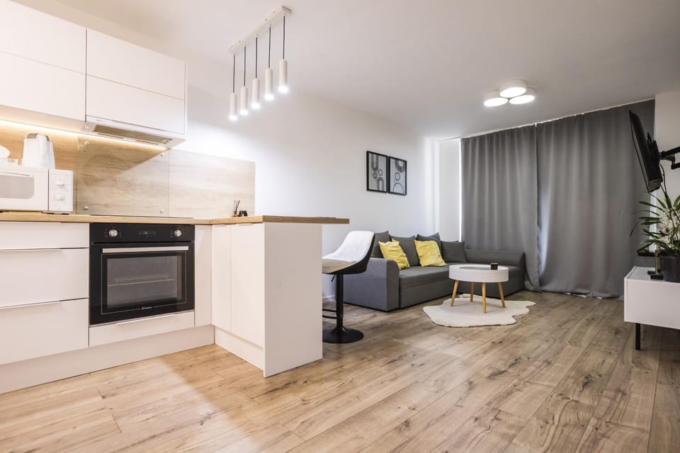 Living room, kitchen
