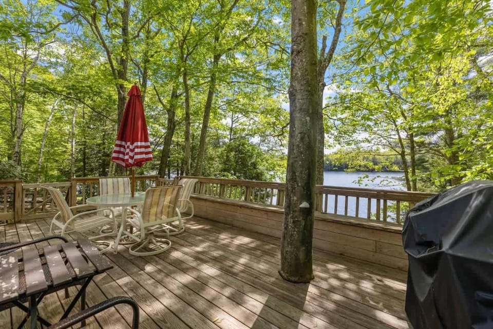 Pond Retreat at the Beach House in New Durham