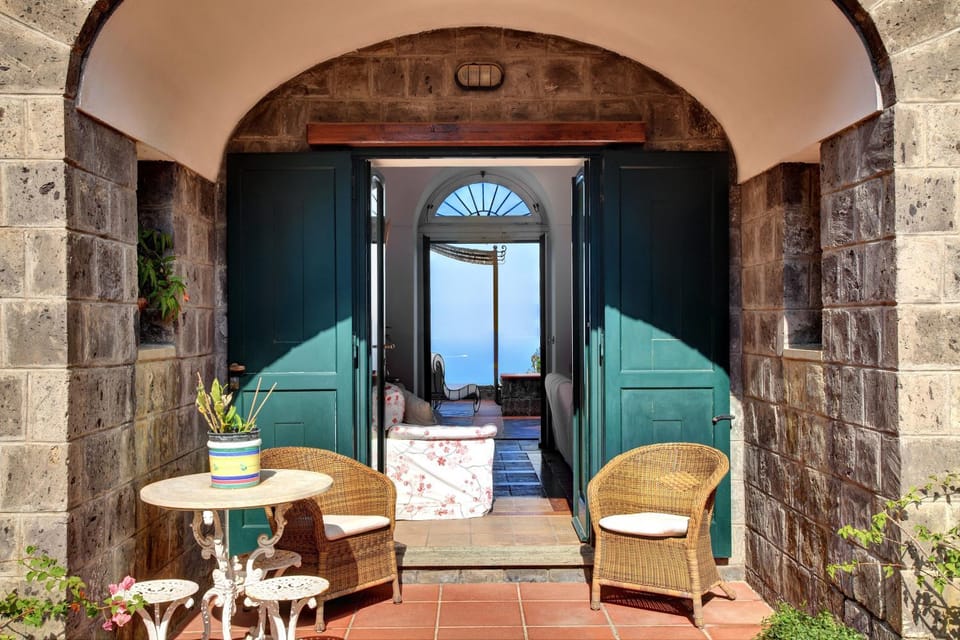 Patio, Seating area, Sea view