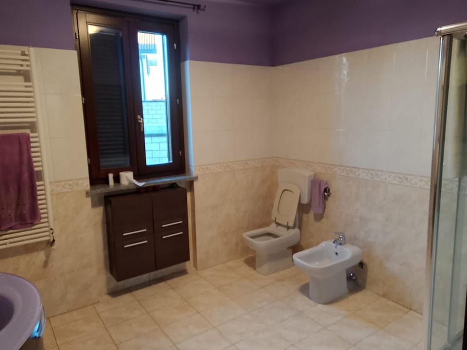 Toilet, Bathroom, bidet, towels