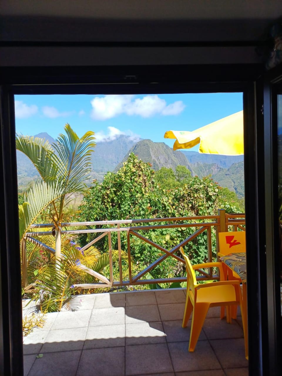 Natural landscape, Balcony/Terrace, Mountain view