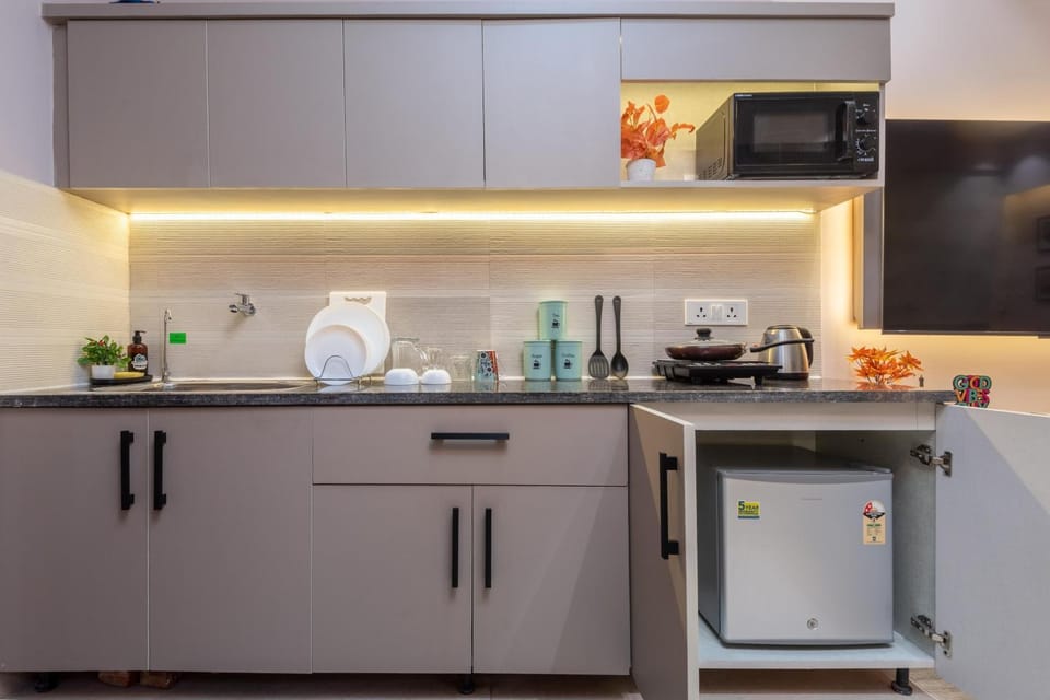Kitchen or kitchenette, kitchen